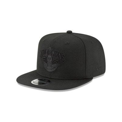 Sapca New Era New Orleans Pelicans NBA Black On Black High Crown 9FIFTY Snapback - Negrii